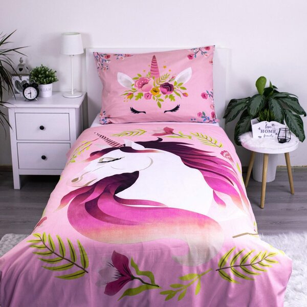 Jerry Fabrics Povlečení Jednorožec - Jednorožec | 140 x 200 cm / 70 x 90 cm