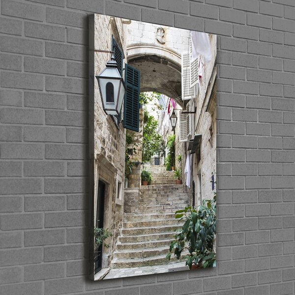 Vertikální Foto obraz na plátně Uličky Dubrovník ocv-66628505