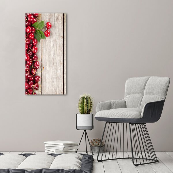 Vertikální Moderní fotoobraz canvas na rámu Višně ocv-66878526