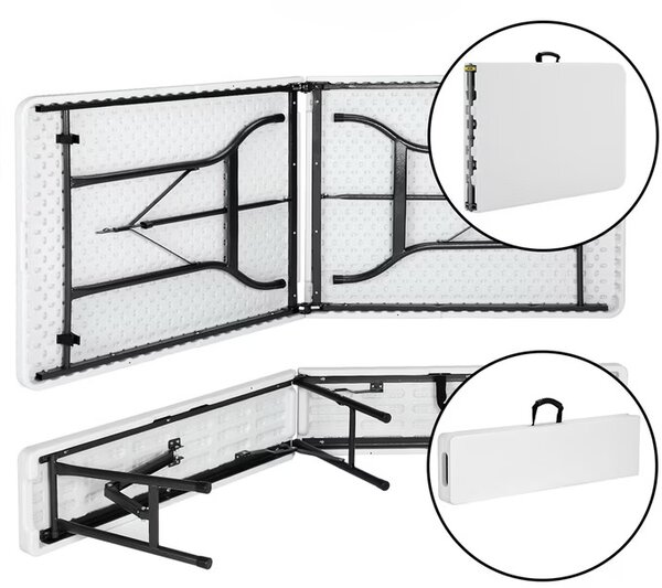 Deuba Pivní set 183 cm - bílý