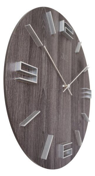 Designové moderní dřevěné hodiny s 3D číslicemi JVD HC27.4 (POŠTOVNÉ ZDARMA!!)