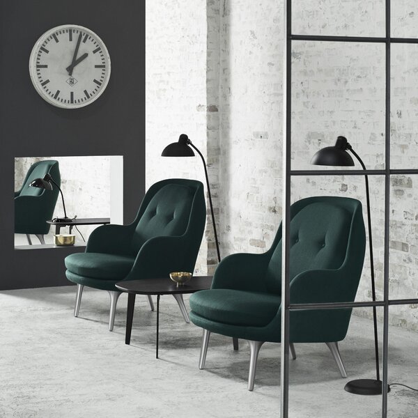FRITZ HANSEN Stojací lampa Kaiser Idell, Matt Black