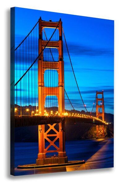 Vertikální Foto obraz na plátně Most San Francisco ocv-67938489