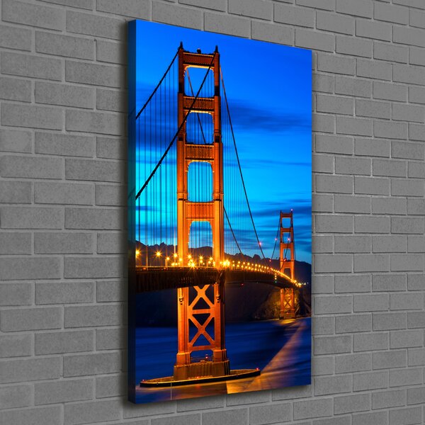 Vertikální Foto obraz na plátně Most San Francisco ocv-67938489
