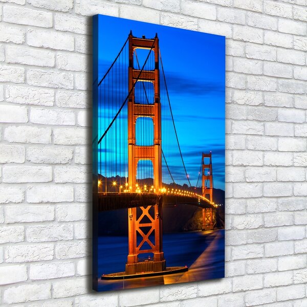 Vertikální Foto obraz na plátně Most San Francisco ocv-67938489
