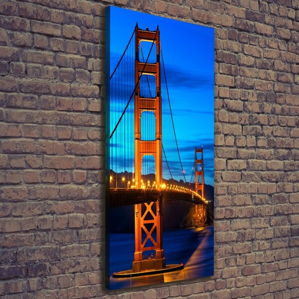 Vertikální Foto obraz na plátně Most San Francisco ocv-67938489