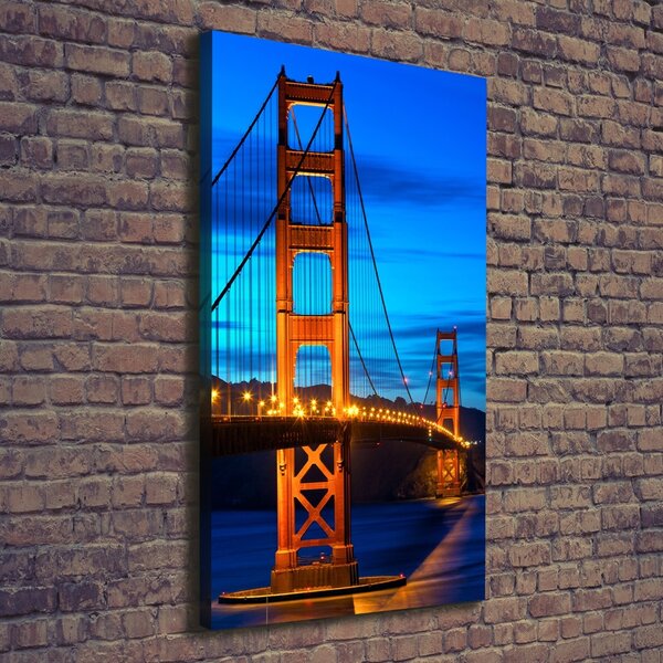 Vertikální Foto obraz na plátně Most San Francisco ocv-67938489