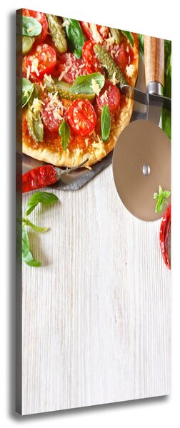 Vertikální Foto obraz tištěný na plátně Pizza ocv-68071696
