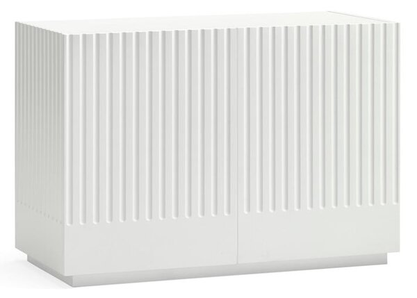 Bílá nízká komoda 100x70 cm Doric – Teulat