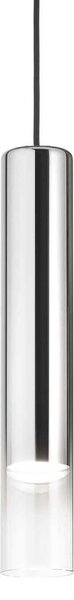 Závěsné svítidlo Ideal Lux Look SP1 small cromo sfumato 194806 GU10 1x28W 6cm kouřové