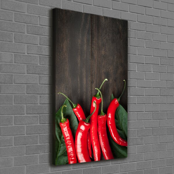 Vertikální Foto obraz na plátně Chilli papričky ocv-68584062