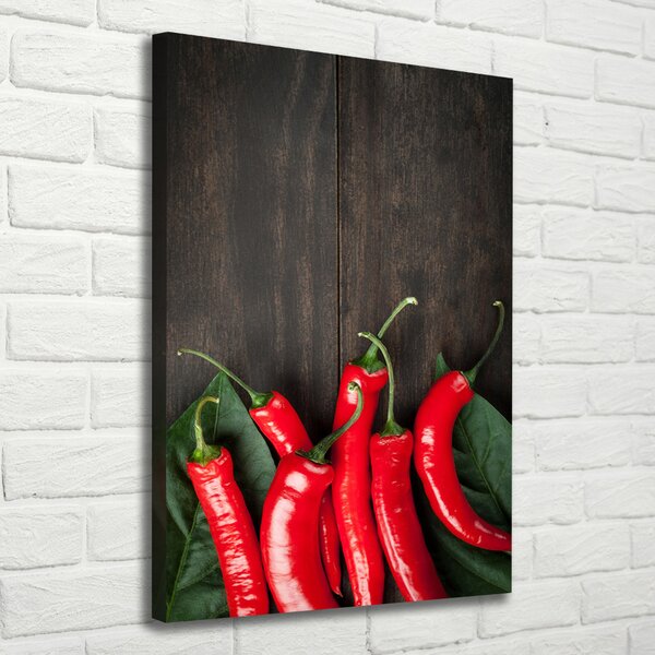 Vertikální Foto obraz na plátně Chilli papričky ocv-68584062