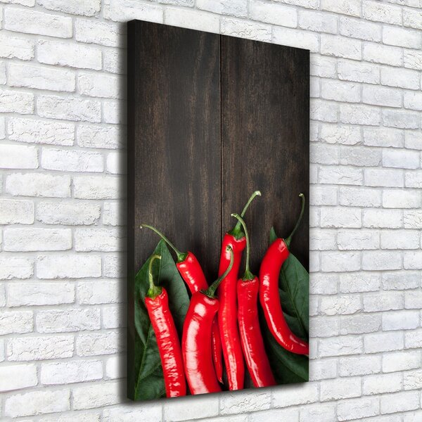 Vertikální Foto obraz na plátně Chilli papričky ocv-68584062