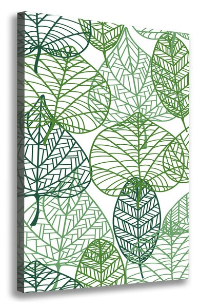 Vertikální Moderní fotoobraz canvas na rámu Listí ocv-68927464
