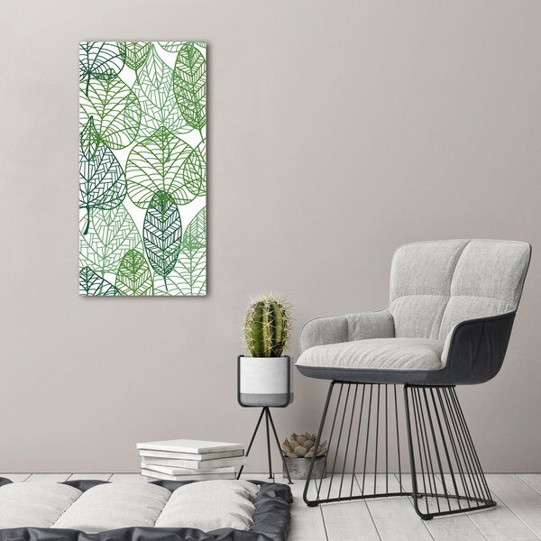 Vertikální Moderní fotoobraz canvas na rámu Listí ocv-68927464