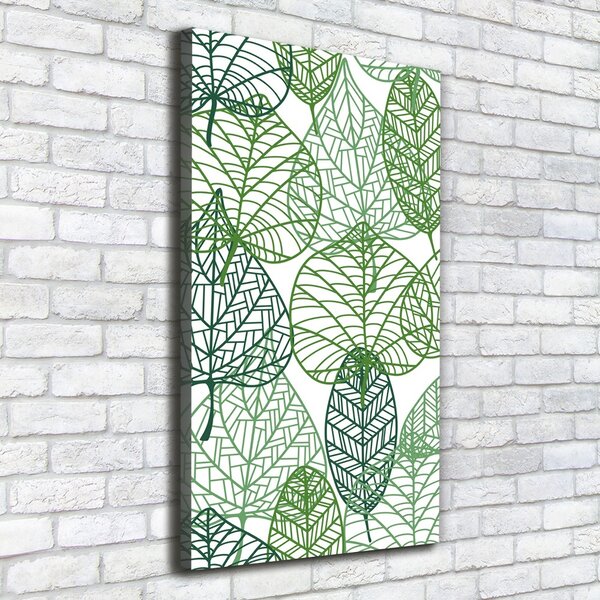 Vertikální Moderní fotoobraz canvas na rámu Listí ocv-68927464