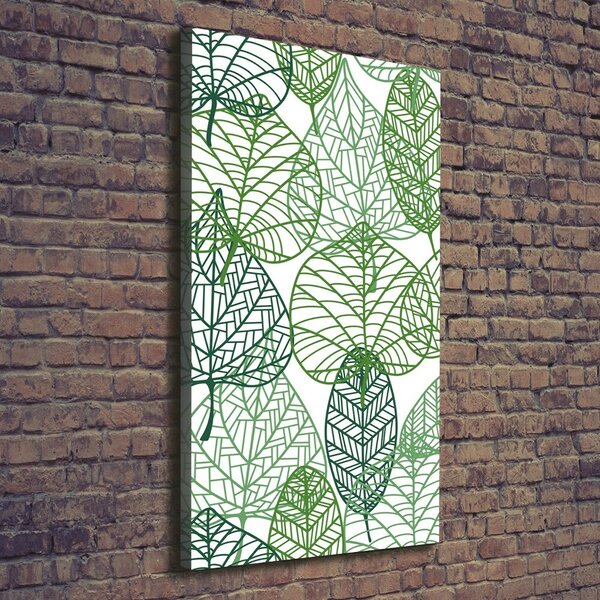 Vertikální Moderní fotoobraz canvas na rámu Listí ocv-68927464