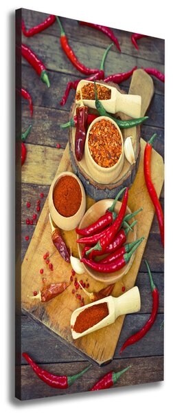 Vertikální Foto obraz na plátně Chilli papričky ocv-69003673