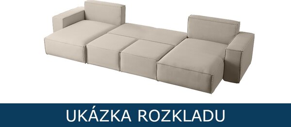 Rohová sedačka do U Lea - Šedá 22