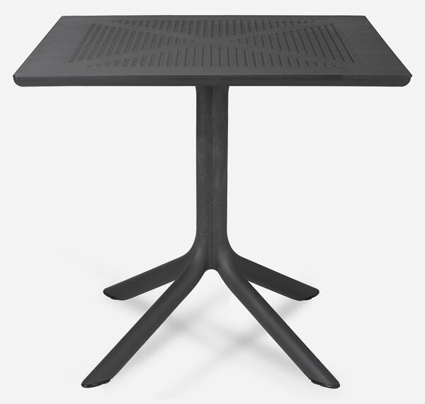 Nardi Plastový stůl na zahradu CLIP Rozměr: 80x80 cm, Odstín: Agave