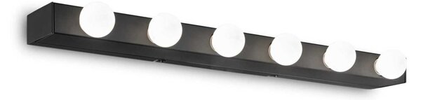 Nástěnné svítidlo Ideal Lux Prive AP6 nero 159508 černé 60,5cm