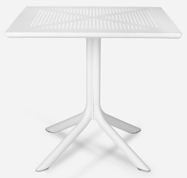 Nardi Plastový stůl na zahradu CLIP Rozměr: 80x80 cm, Odstín: Agave