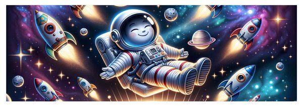Obraz galaxie očima dítěte