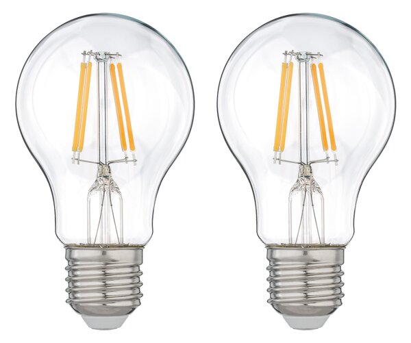 Livarno® Filamentová LED žárovka (koule E27 4,2 W, 2 kusy) (100395933001)