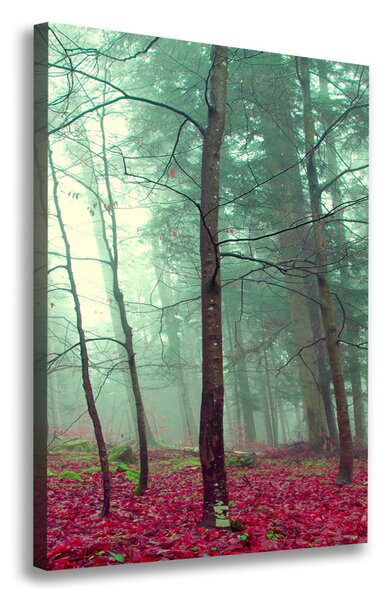 Vertikální Foto obraz canvas Les na podzim ocv-69969549