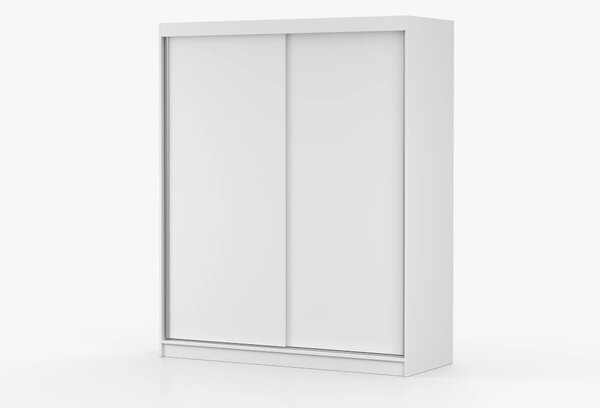 Šatní skříň Balor (bílá + bílá). Akce -10%