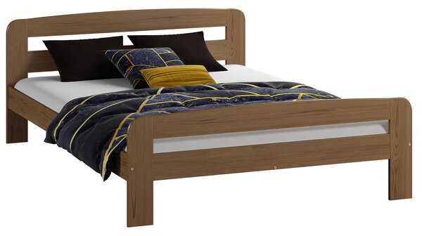 Postel z masivu 160x200 Nastěnka dub s roštem