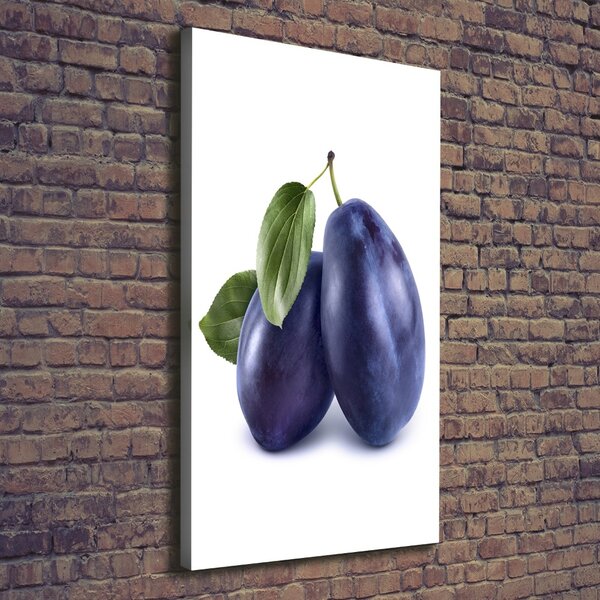 Vertikální Moderní fotoobraz canvas na rámu Švestky ocv-71028345