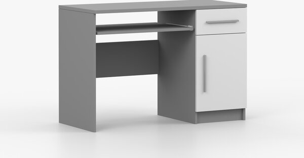 PC stolek Oleg II (bílá + šedá)