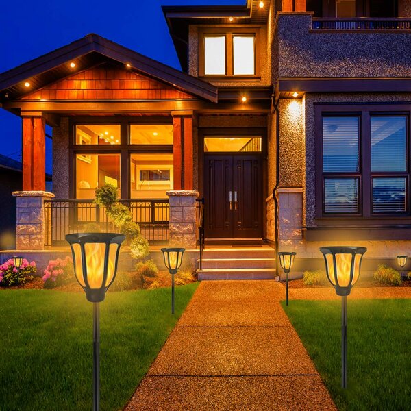 LEDSolar 168 solární venkovní lucerna lampa 1 ks, se senzorem, bezdrátové, iPRO, 1W, teplá barva