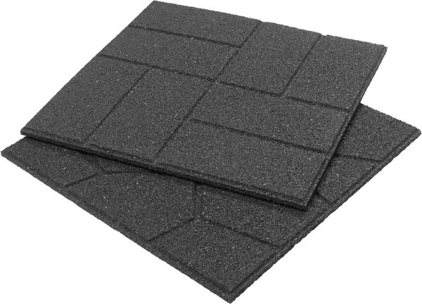 Multy home Gumová dlaždice BRICKFACE 40 x 40 cm, šedá, oboustranná MHEU5000171, 1 ks 4016.99.00