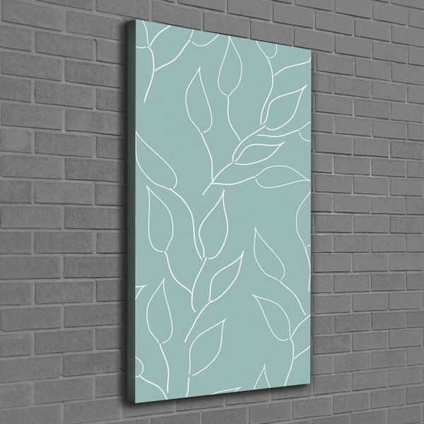 Vertikální Moderní fotoobraz canvas na rámu Listí ocv-71543751