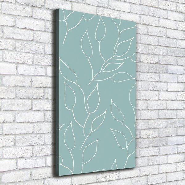 Vertikální Moderní fotoobraz canvas na rámu Listí ocv-71543751