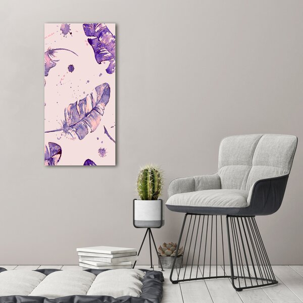 Vertikální Moderní fotoobraz canvas na rámu Péra ocv-72038403