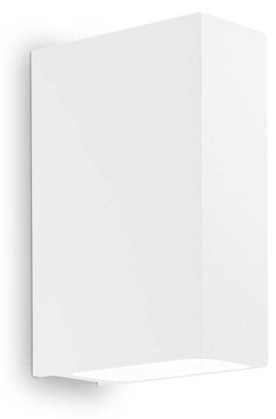 Venkovní nástěnné svítidlo Ideal Lux TETRIS-2 AP2 BIANCO 269221 G9 2x15W IP44 4cm bílé