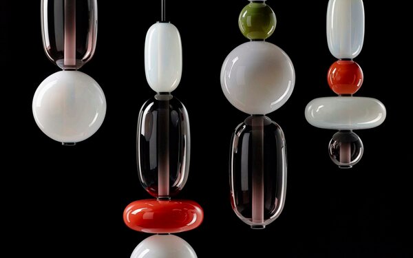 Bomma Luxusní LED závěsné svítidlo Pebbles Small Stmívání a řízení: DALI, Konfigurace: Konfigurace 4