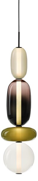 Bomma Luxusní LED závěsné svítidlo Pebbles Large bez baldachýnu Konfigurace: Konfigurace 4