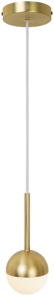Nordlux - Lustr na lanku CONTINA 1xG9/5W/230V mosaz