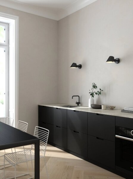 DFTP by Nordlux - Nástěnné svítidlo STAY 1xE27/60W/230V černá