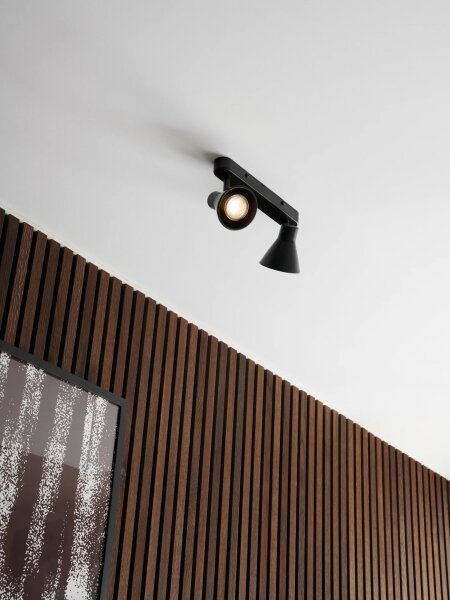 Nordlux - Bodové svítidlo EIK 2xGU10/35W/230V černá