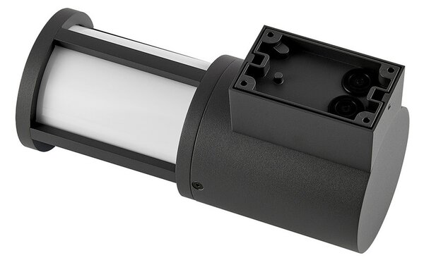 DEKOLIGHT Venkovní nástěnné svítidlo Facado kulaté, v. 26 cm, 1xE27, 20W, IP65 Barva: Rezavá - tónovaná