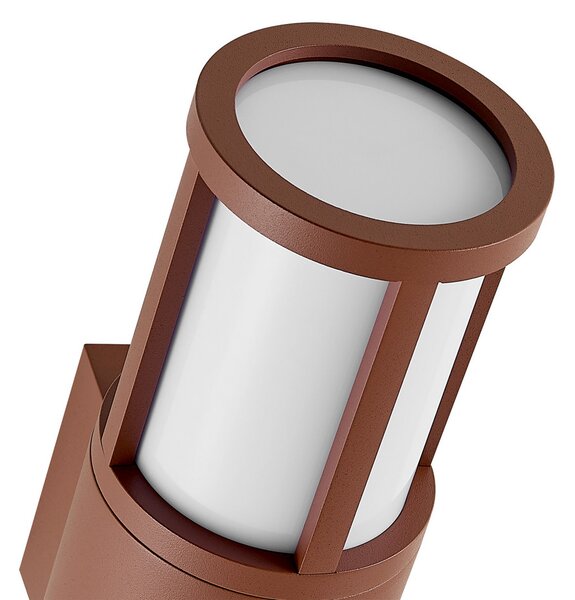 DEKOLIGHT Venkovní nástěnné svítidlo Facado kulaté, v. 26 cm, 1xE27, 20W, IP65 Barva: Rezavá - tónovaná