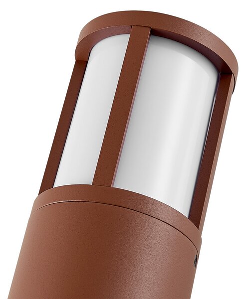 DEKOLIGHT Venkovní nástěnné svítidlo Facado kulaté, v. 26 cm, 1xE27, 20W, IP65 Barva: Rezavá - tónovaná