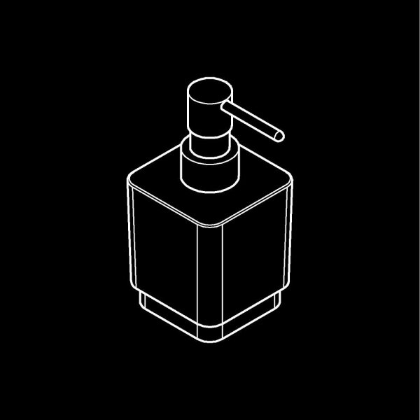 GROHE 40805000 - Dávkovač tekutého mýdla SELECTION CUBE 300 ml lesklý chrom
