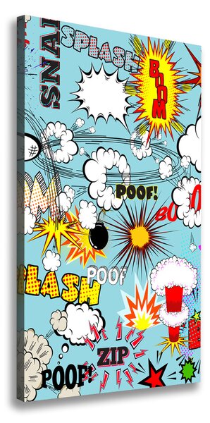 Vertikální Moderní fotoobraz canvas na rámu Komix ocv-73053471