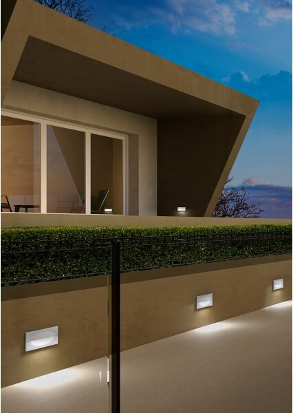 Redo 90009 - LED Venkovní orientační svítidlo TAMPA LED/11W/230V IP54 bílá